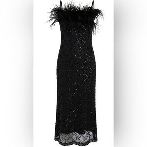 Likely Women’s Elegant Black Sequin Lucca Dress Size 0